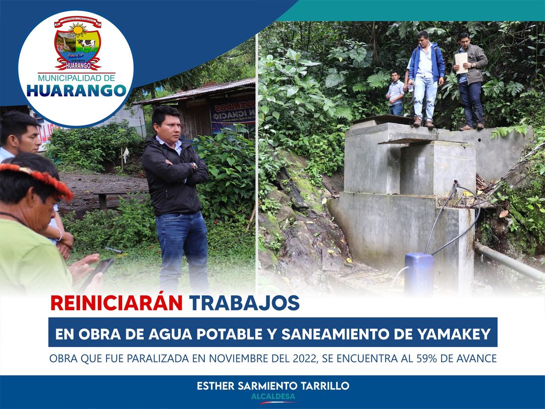 Reinicio De La Obra De Mejoramiento Y AmpliaciÓn Del Sistema De Agua